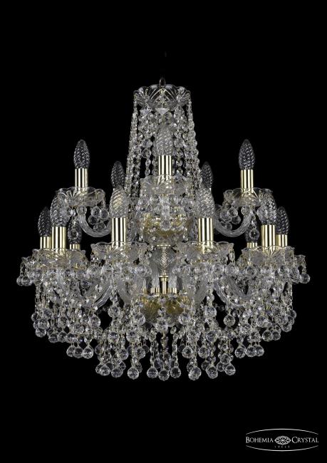1409/10+5/195/2d G Подвесная хрустальная люстра 1409 Bohemia 1409/10+5/195/2d G