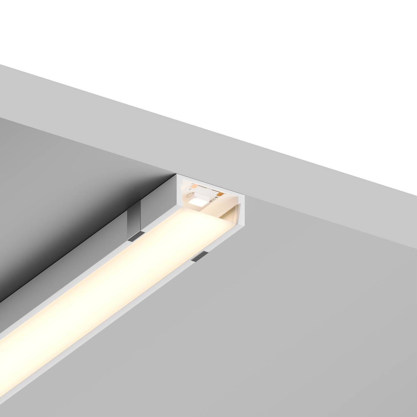 Накладной профиль для светодиодной ленты-2м, белый Hesby Lighting Line HSBL_0195