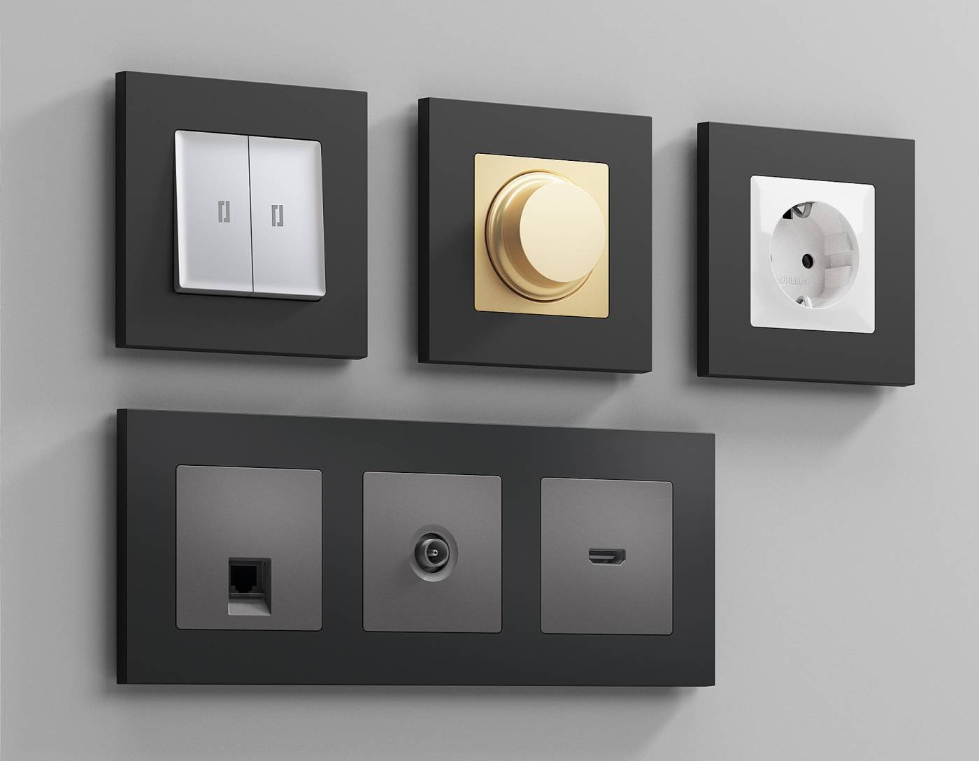 AF250801 Рамка Ambrella Volt Qubi AF250801