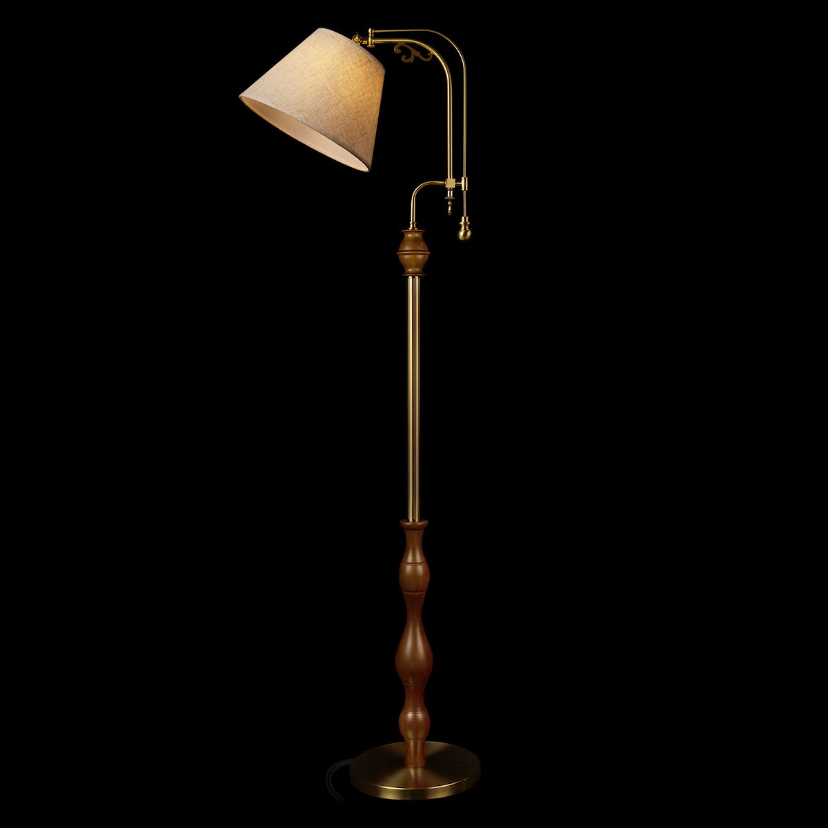 10569F Dark wood Торшер напольный Elaine Loft It 10569F Dark wood