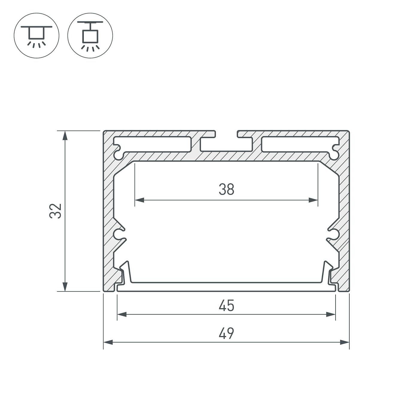 Профиль Arlight Sl-Line 037467