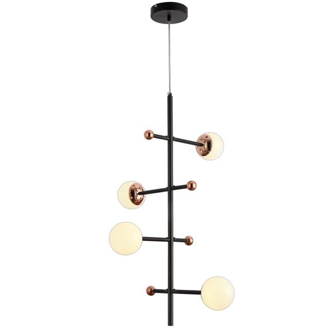 Подвесная люстра Natali Kovaltseva Loft Led LED LAMPS 81338 GOLD BLACK