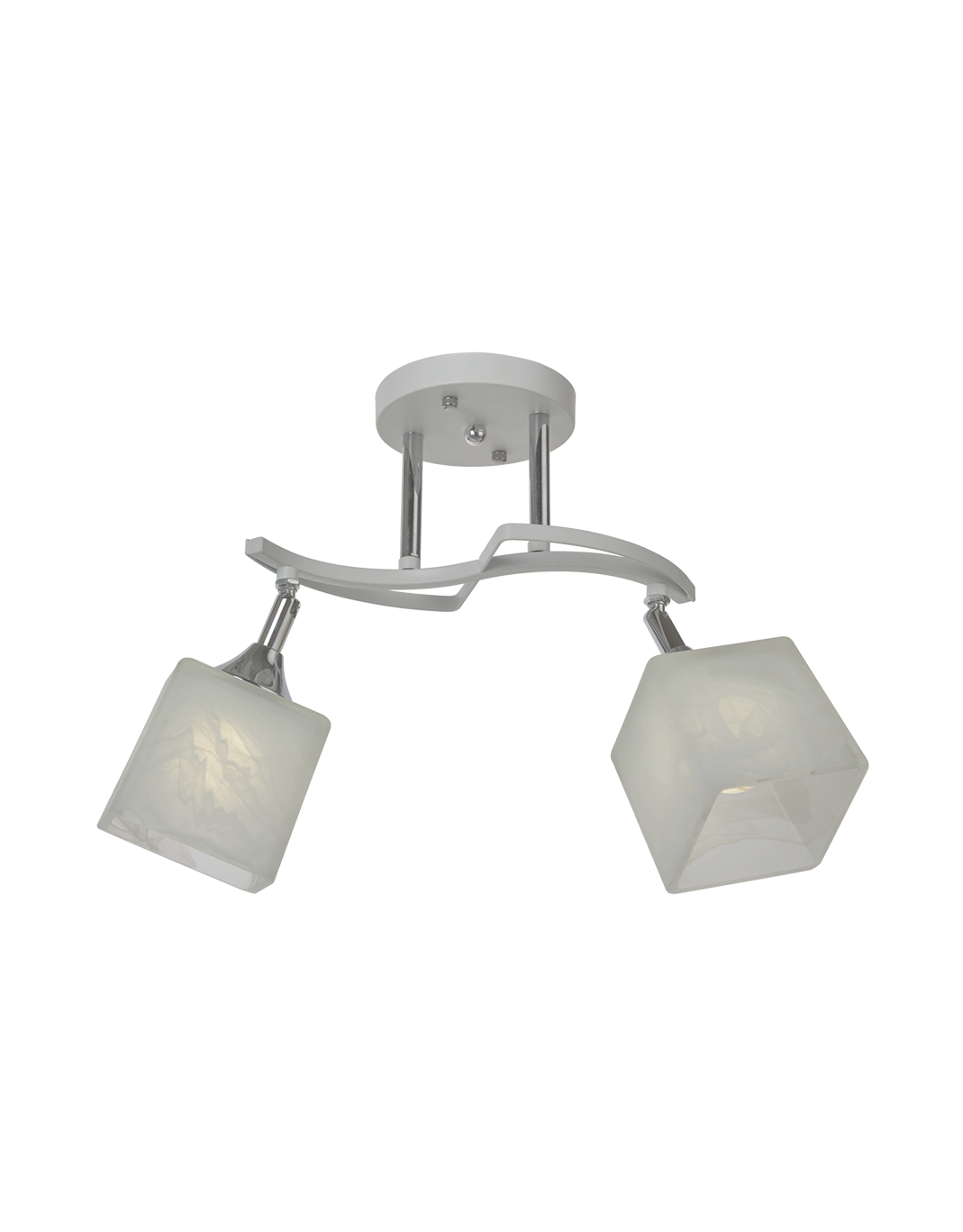 Потолочная люстра Мелодия Света Cube P5507-2 WT 000029962