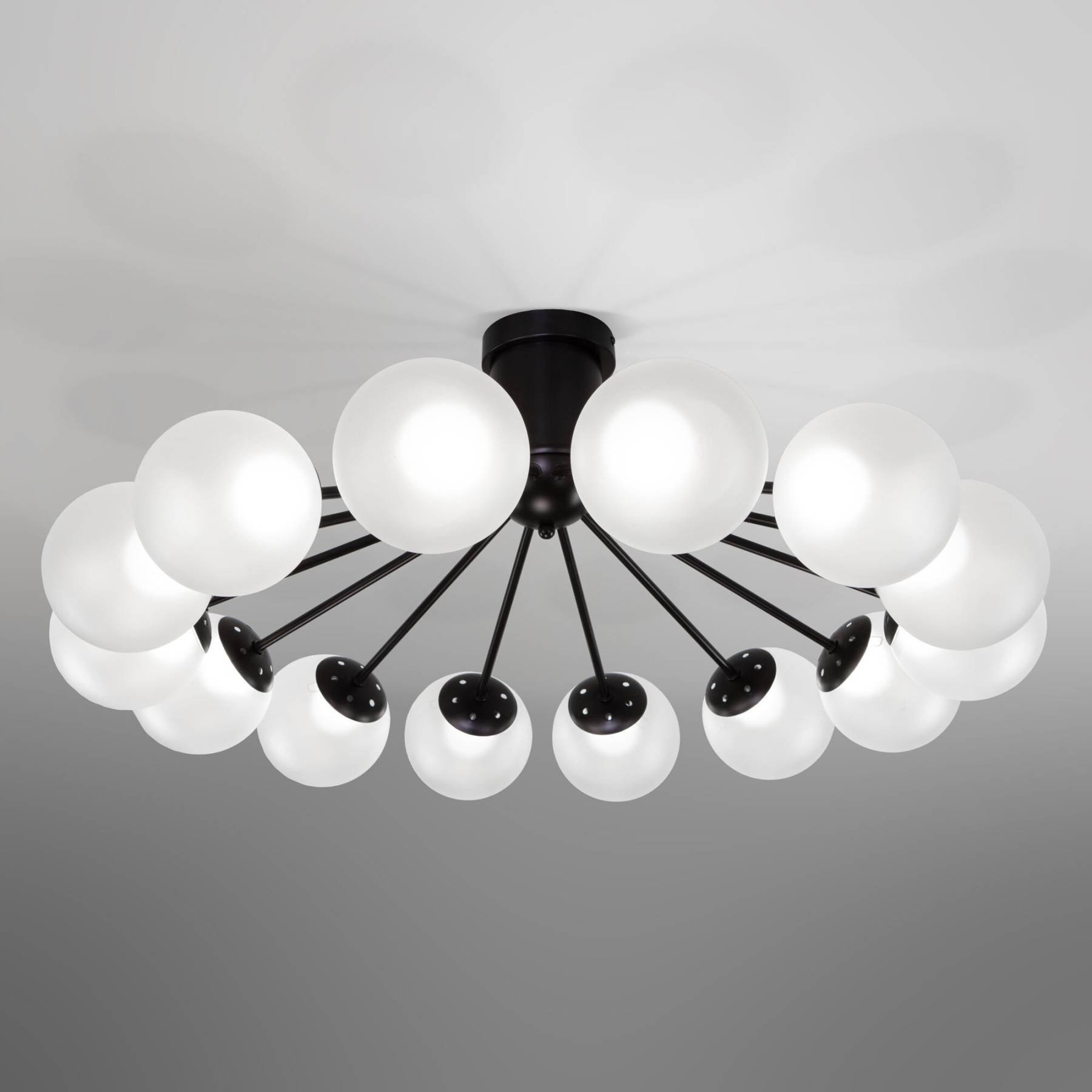 201057 LED черный Потолочная люстра Vinter Eurosvet 201057 LED черный