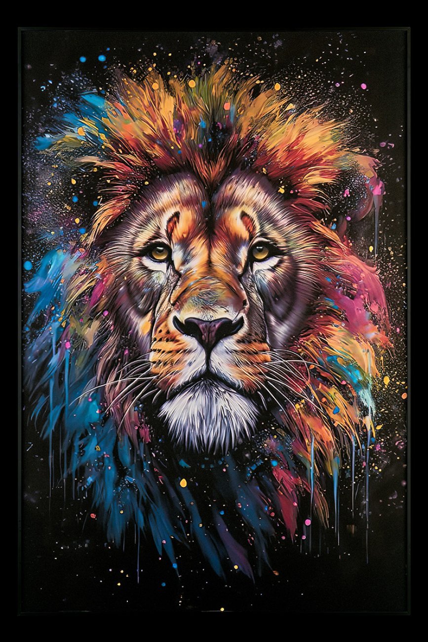TD149 Картина настенная Teona Decor Lion TD149