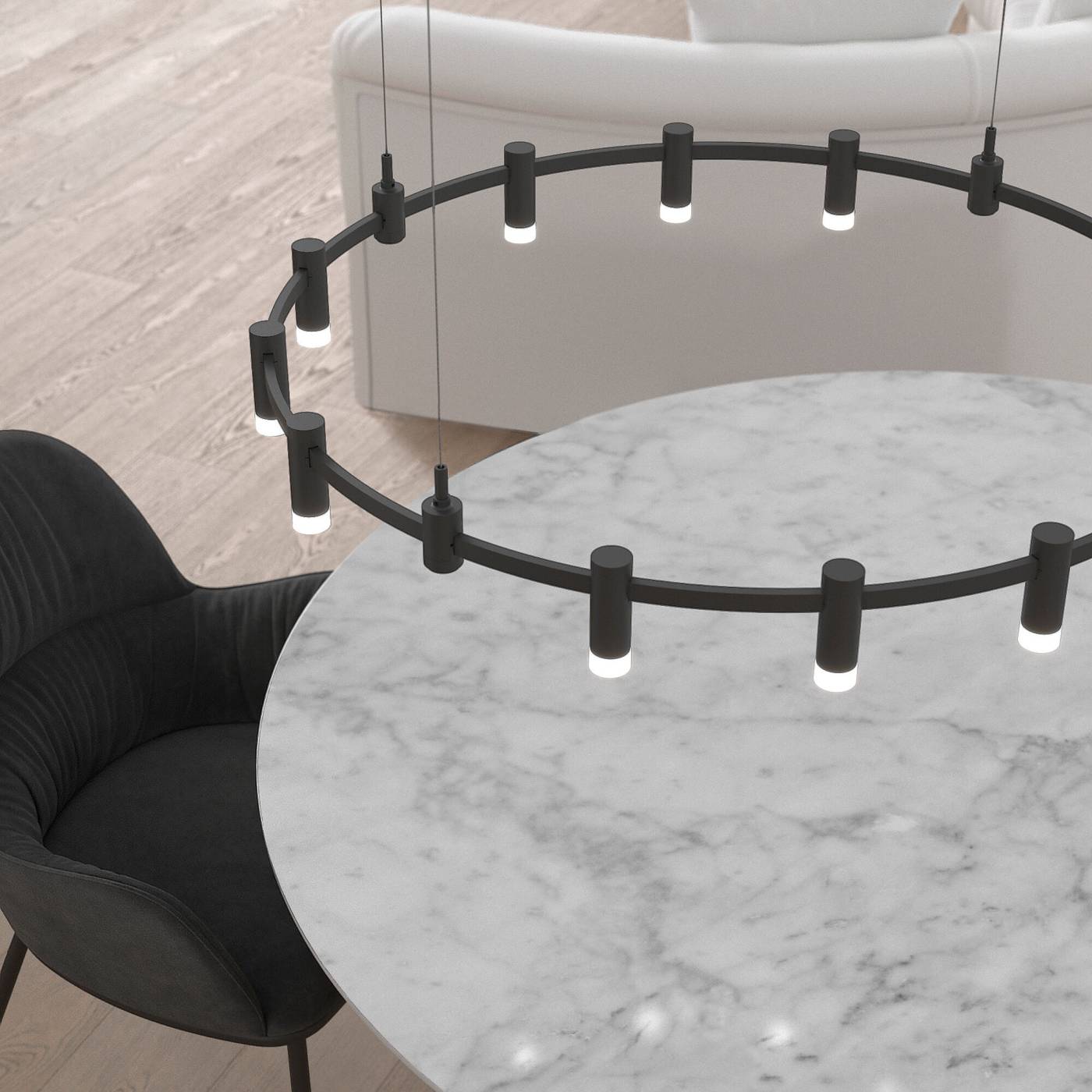 Трековый светильник Elektrostandard Esthetic Magnetic Esthetic Magnetic Трековый светильник 3W 3000K (чёрный) 85116/01