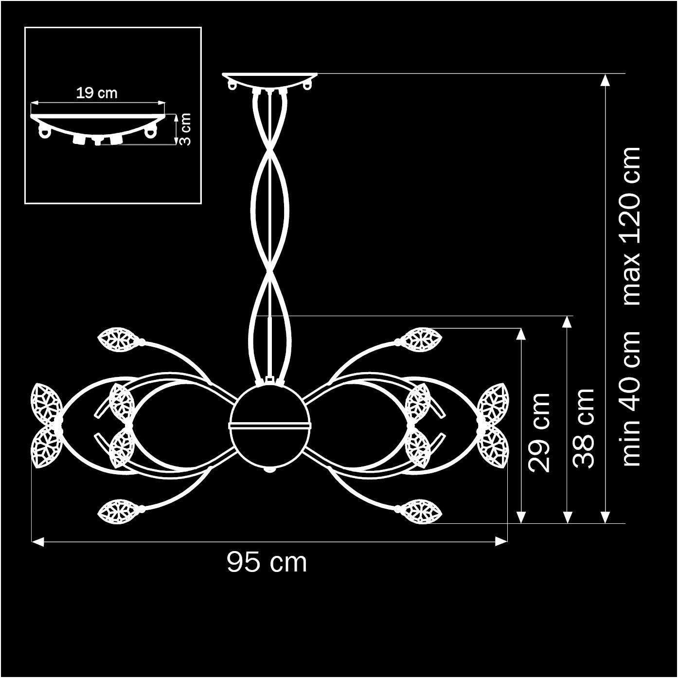 747167 Подвесная люстра Lightstar Tenalia 747167