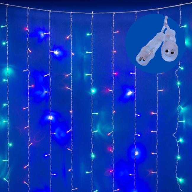 ULD-C3020-240/TTK MULTI IP44 Занавес светодиодный с эффектом мерцания, 3х2м Uniel ULD-C3020-240/TTK MULTI IP44