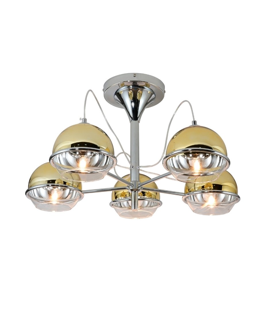 LDC 1029-5 GD Потолочная люстра Lumina Deco Veroni LDC 1029-5 GD