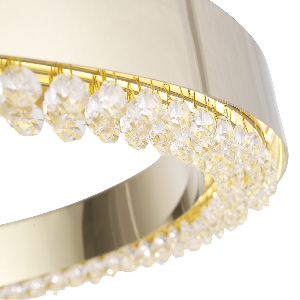 SATURN SP30W LED GOLD Подвесная люстра Crystal Lux Saturn SATURN SP30W LED GOLD