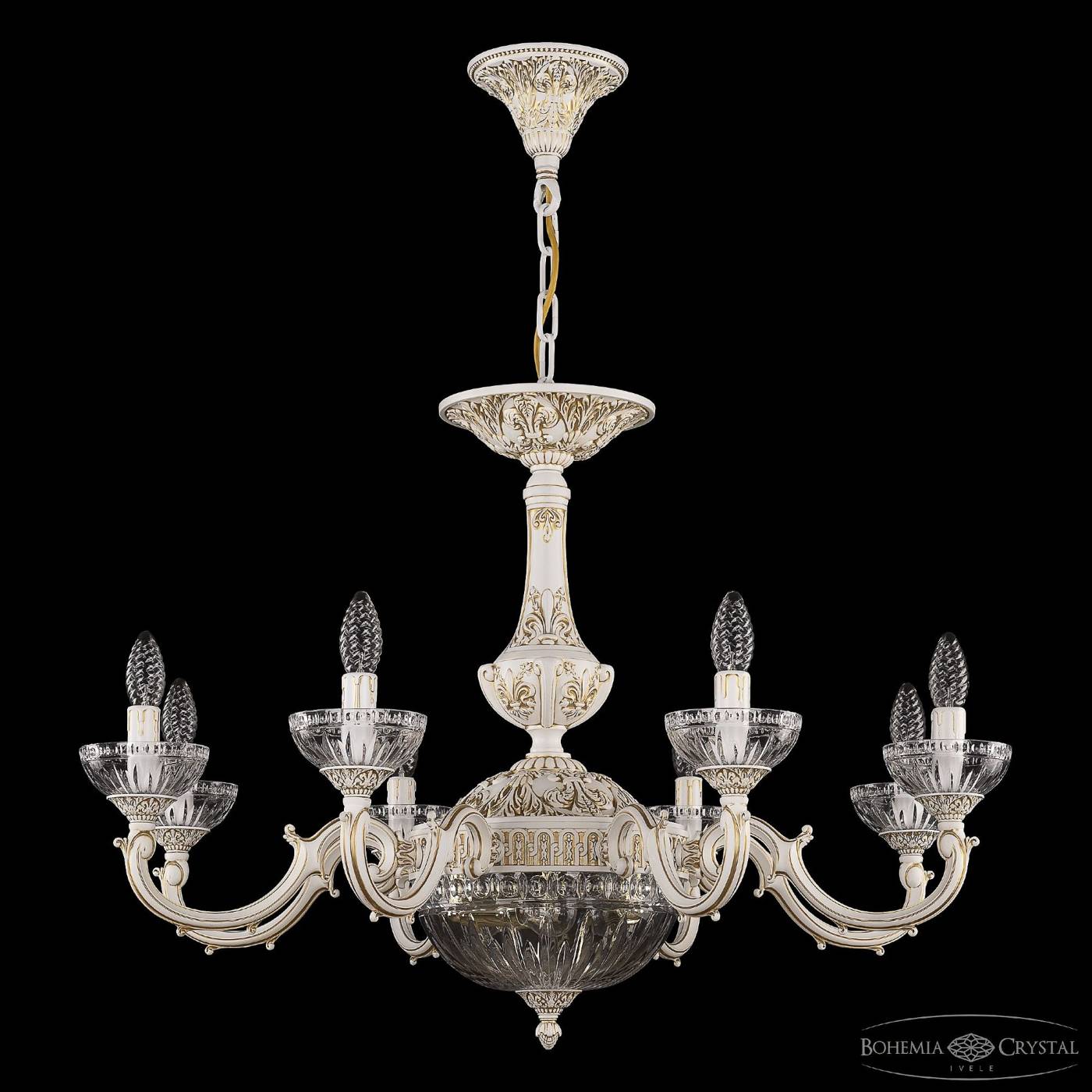 Подвесная люстра Bohemia AL7801 AL78101P/8/250 WMG P Clear/M-1G