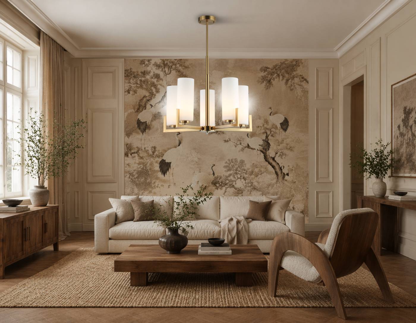 Люстра на штанге Modern Ambrella LH56063