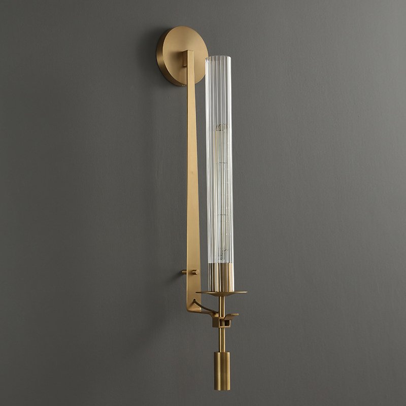 88043W brass Настенное бра Delight Collection Wall lamp 88043W brass