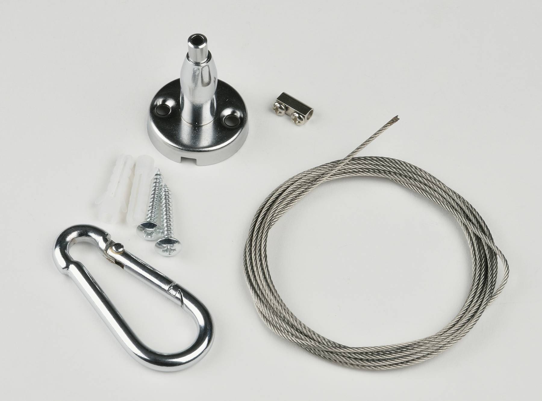 UFL-H03 SILVER 200 POLYBAG Крепление для светильника подвесного, 200 мм Uniel UFL-H03 SILVER 200 POLYBAG