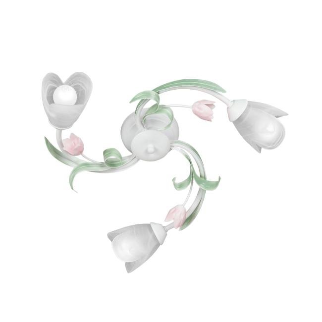 Люстра потолочная с цветочками V1541 V1541/3PL Vitaluce