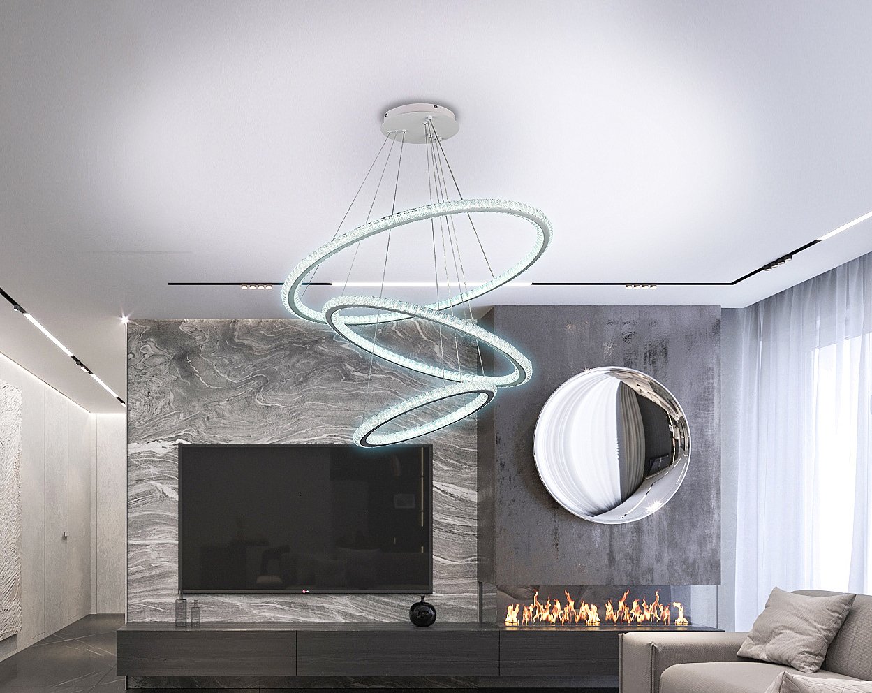 Подвесная люстра Natali Kovaltseva LED LAMPS 81283