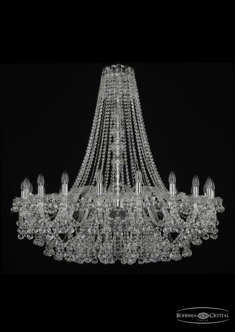 Подвесная хрустальная люстра 1409 Bohemia 1409/20/400/h-113 Ni
