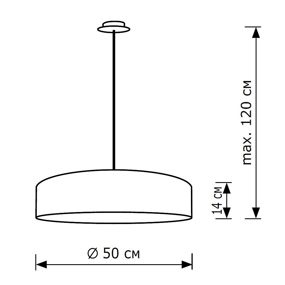 LH022015 Светильник подвесной LightHall Turdan 50 LH022015