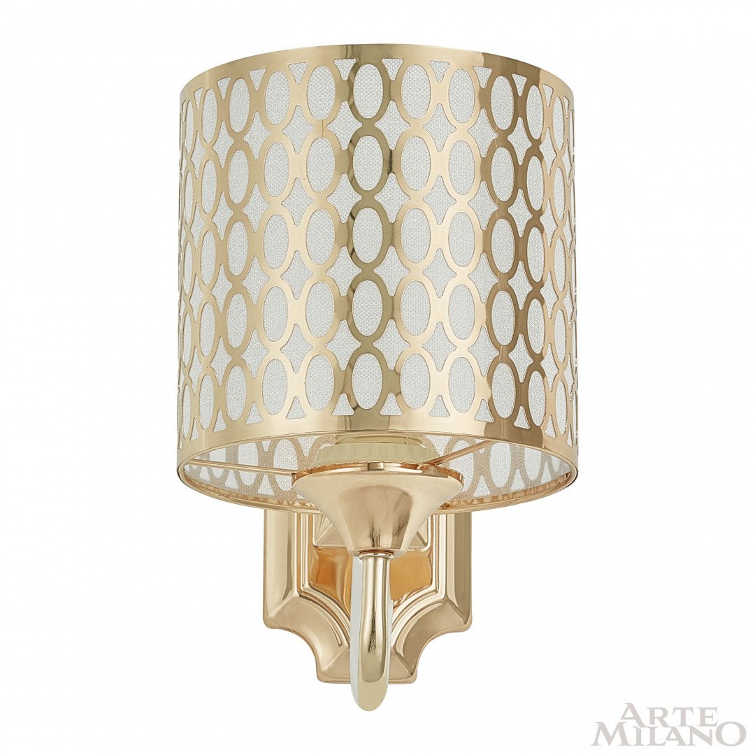 303387/1W Wh/Gd Настенное бра Arte Milano Florentia-3387 303387/1W Wh/Gd