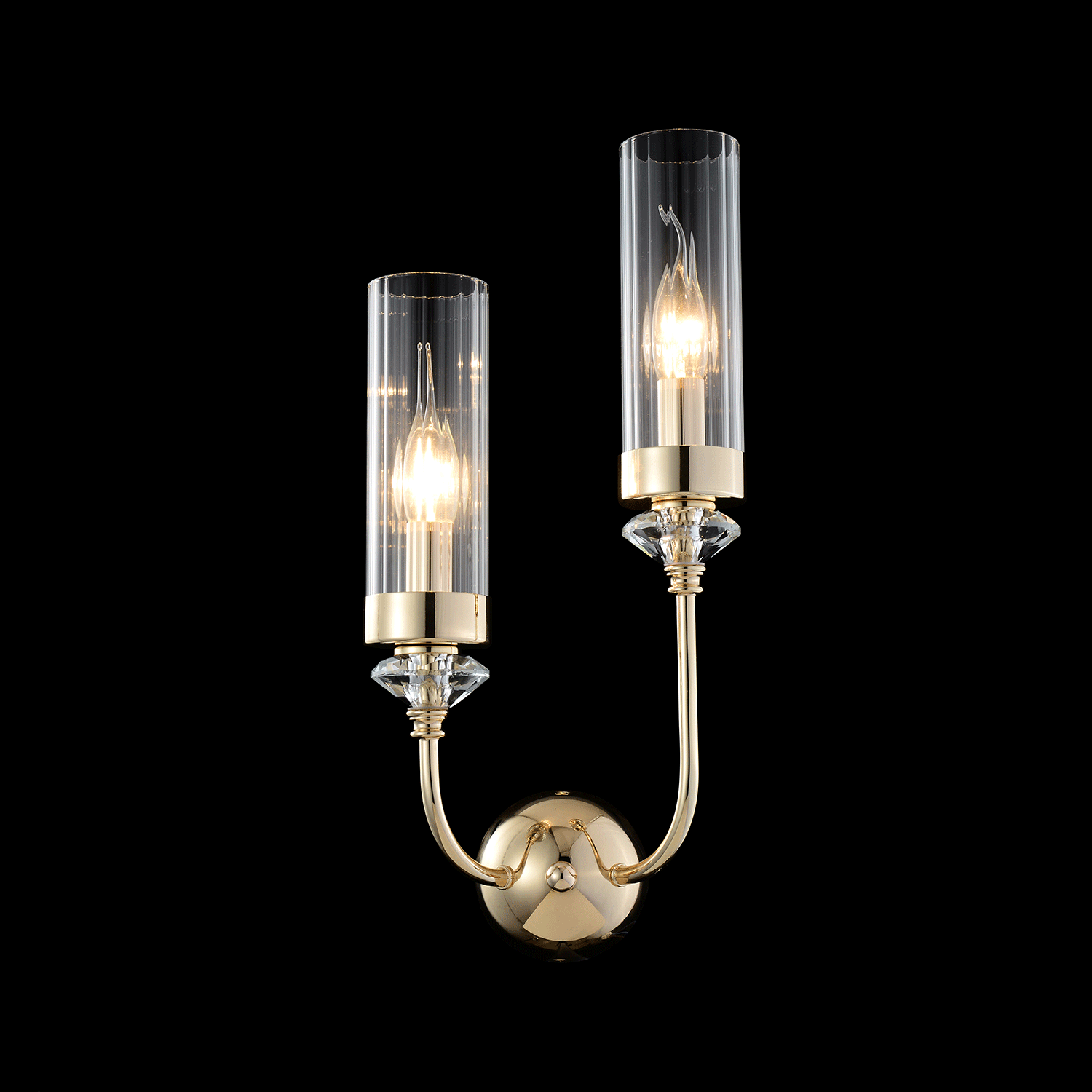 SECRET AP2 GOLD Настенное бра Crystal Lux Secret SECRET AP2 GOLD