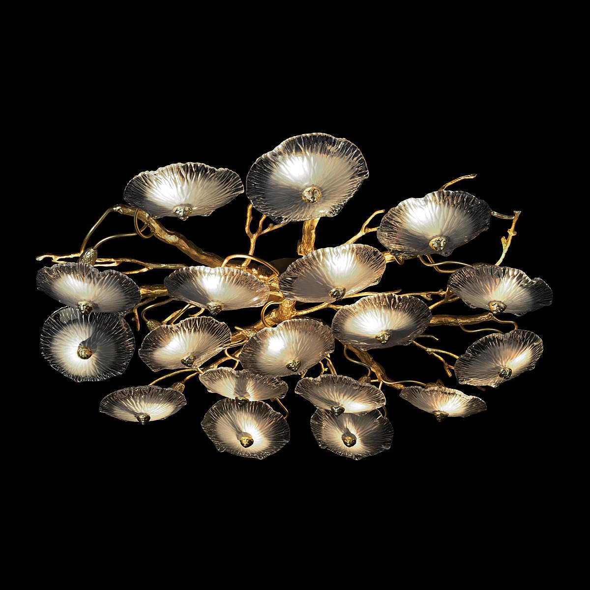 10352/1000C AB Потолочная люстра Loft It Bloom 10352/1000C AB