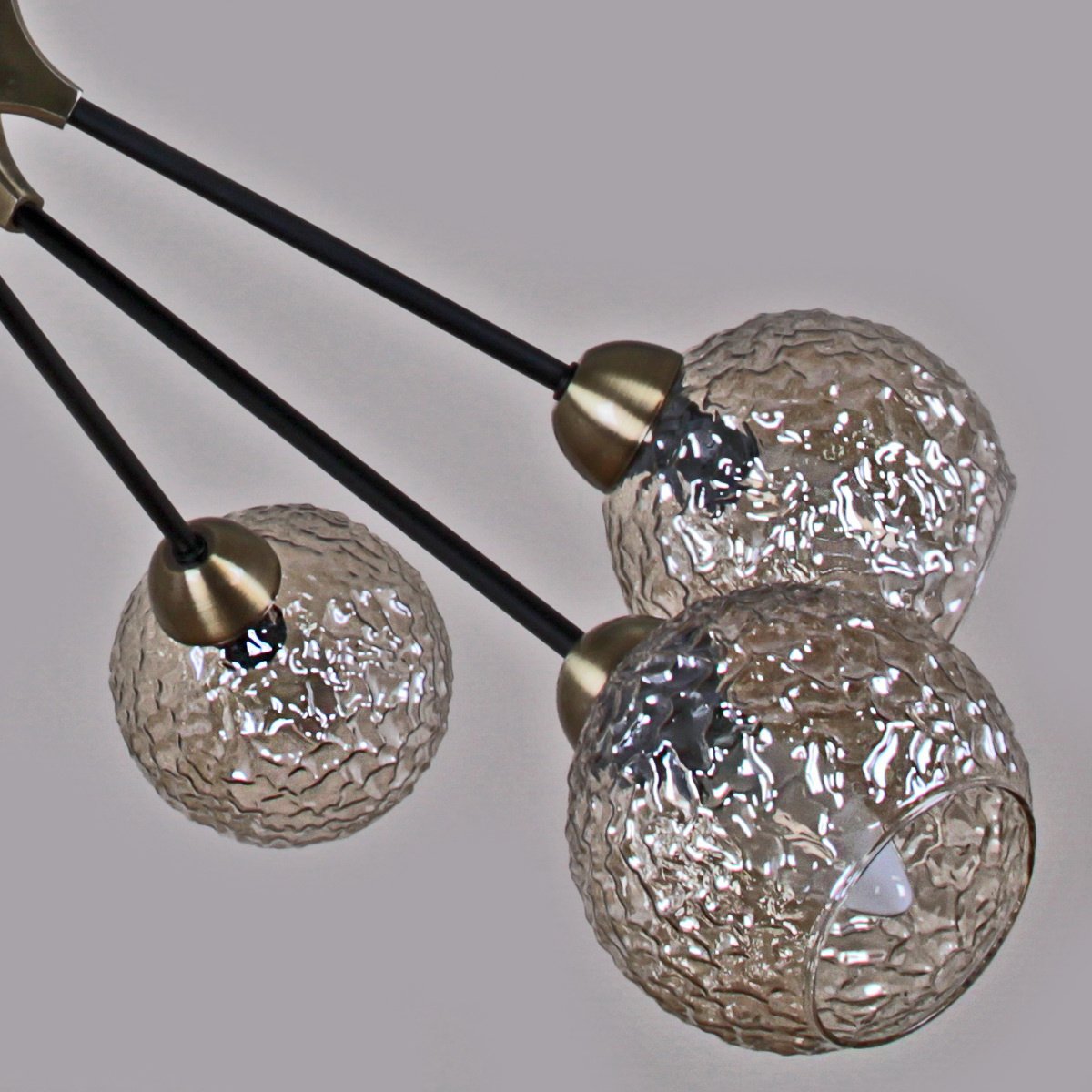 IL0264-6CSQ-79 BK AB Потолочная люстра ILLUMICO IL0264-6CSQ-79 BK AB