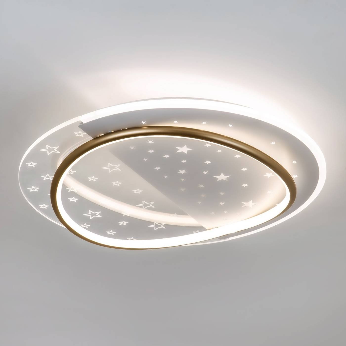 L1036-480 GD Потолочная люстра L LED4U L1036-480 GD