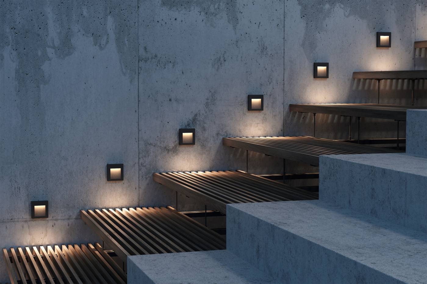 O038-L3B Подсветка для ступеней Maytoni Arca O038-L3B