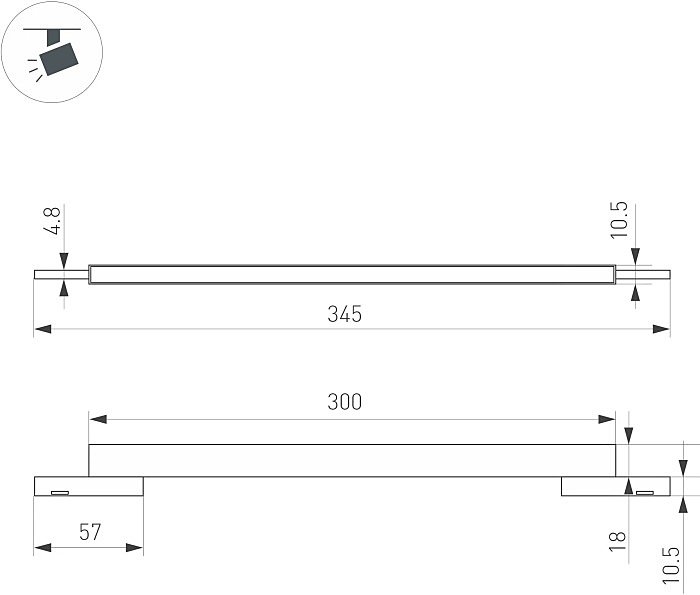 043272 Трековый светильник Arlight Mag-Microcosm 043272
