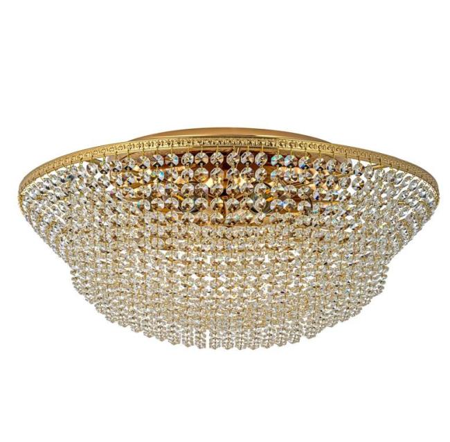 Stella LE 1.2.50.501 G Потолочная хрустальная люстра Arti Lampadari Stella Stella LE 1.2.50.501 G