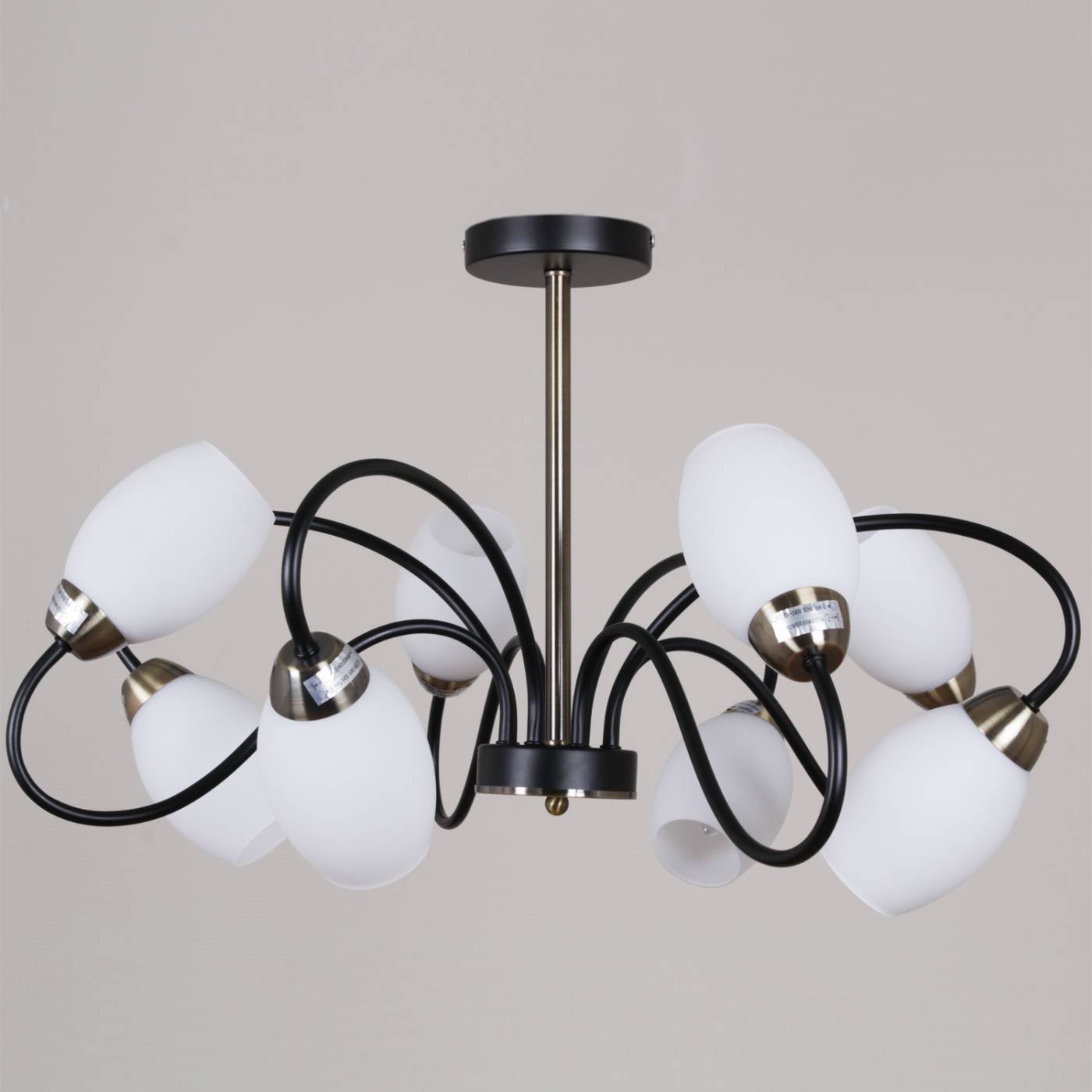 Потолочная люстра Reluce 01270-0.3-08B BK+AB