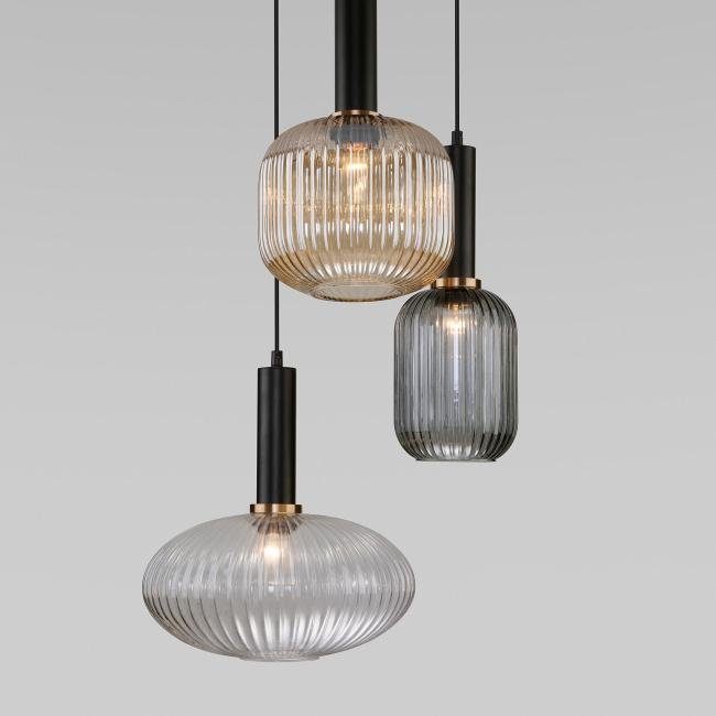 50183/3 черный Светильник подвесной Eurosvet Bravo 50183/3 черный