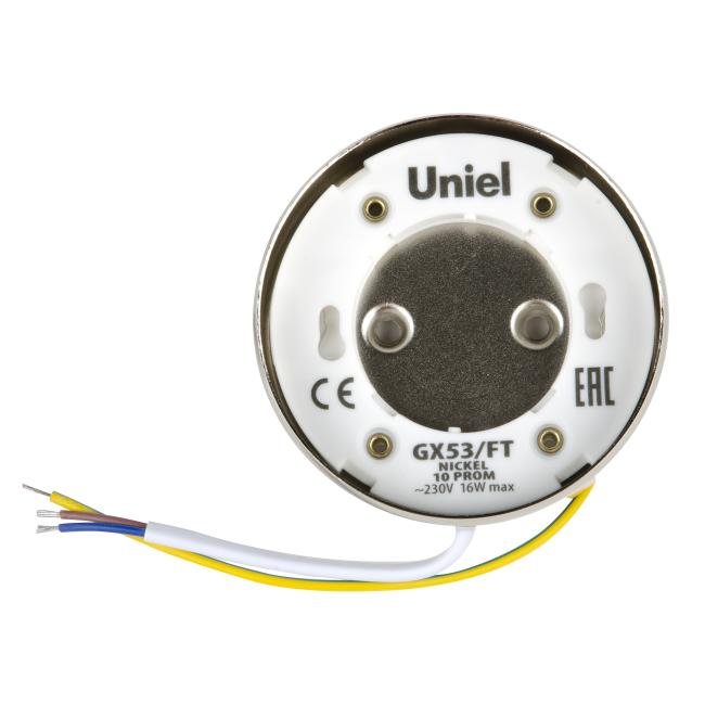 GX53/FT NICKEL 10 PROM Накладной светильник Uniel GX53/FT NICKEL 10 PROM