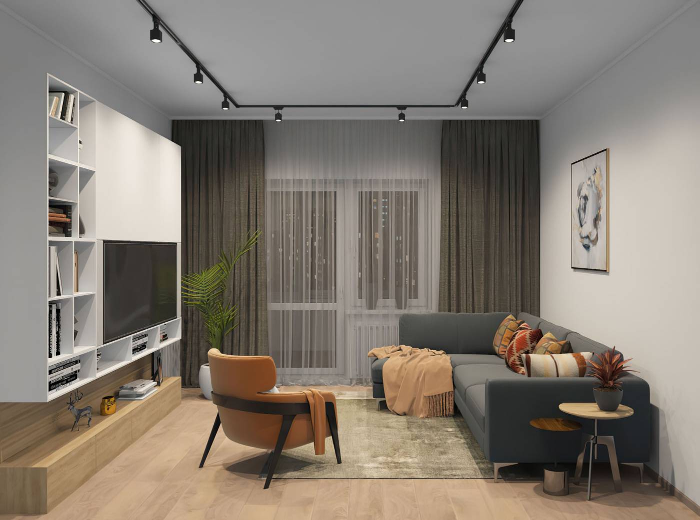 TR1001-BK Шинопровод Denkirs Dk Track Black TR1001-BK