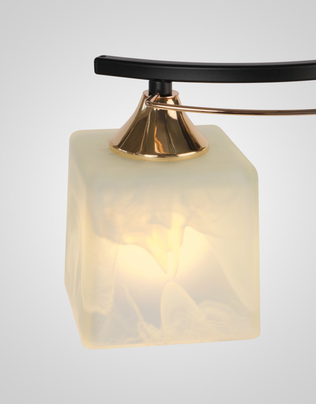 Потолочная люстра Мелодия Света Cube P5535-5 BK+GD 000029941