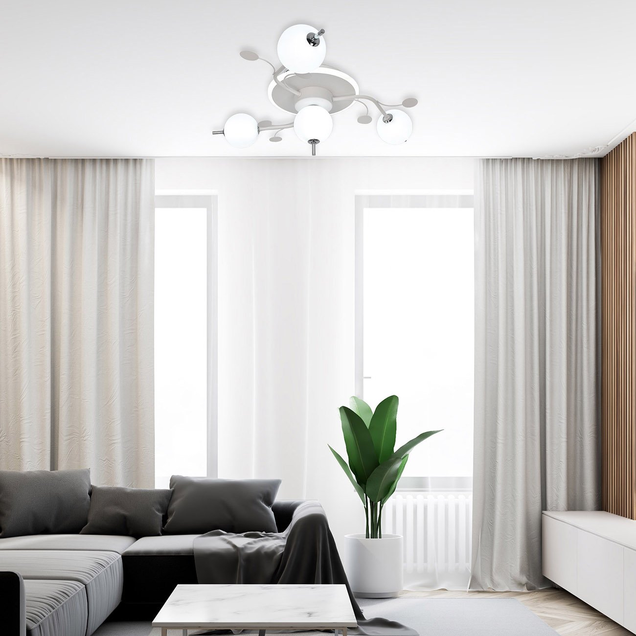 10299/3LED BL Потолочная люстра Escada 10299/3LED BL
