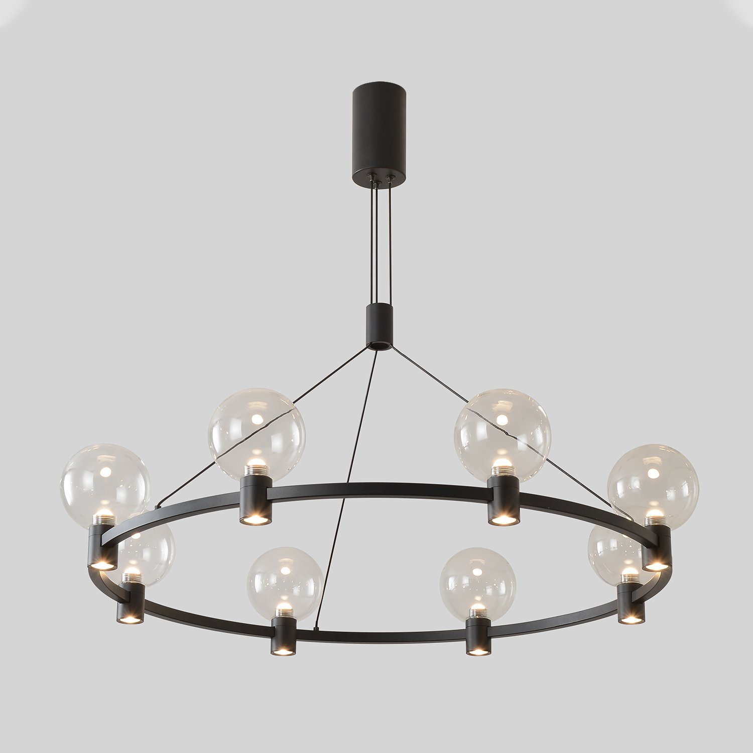 DUET SP56W LED BLACK Подвесная люстра Crystal Lux Duet DUET SP56W LED BLACK