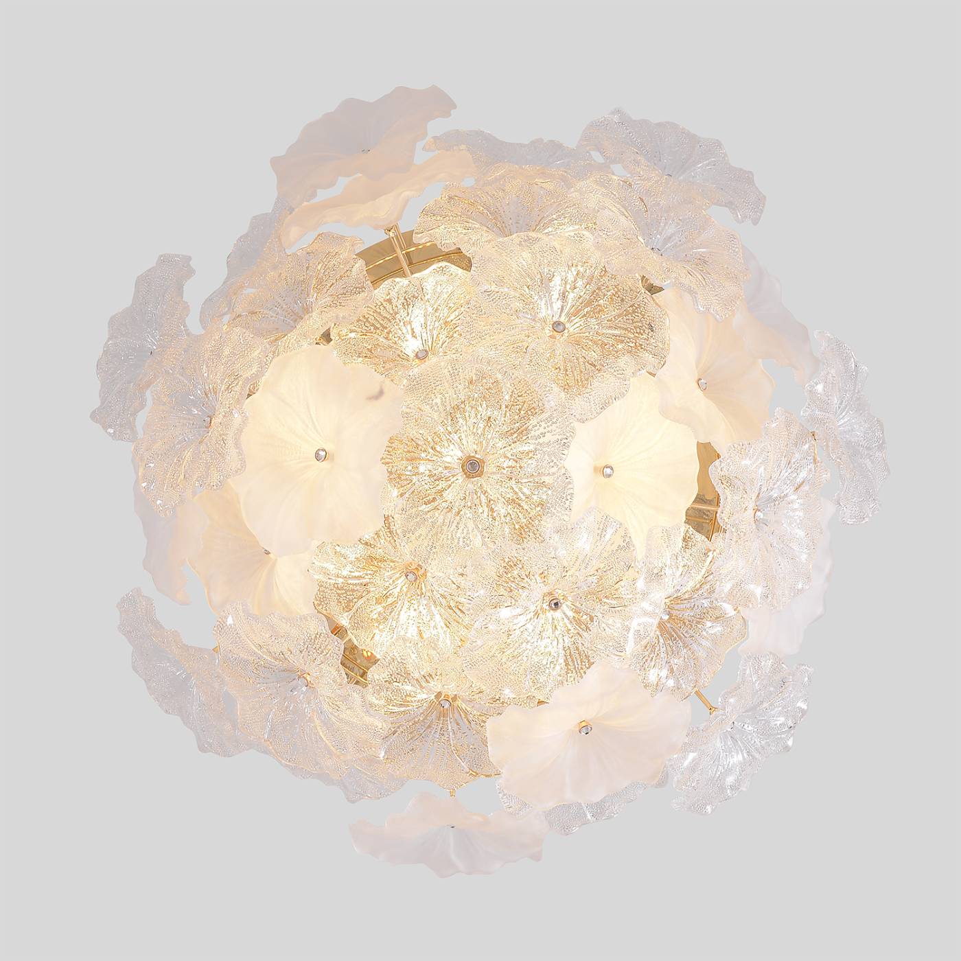 MAGNOLIA PL12 GOLD Потолочная люстра MAGNOLIA Crystal Lux MAGNOLIA PL12 GOLD