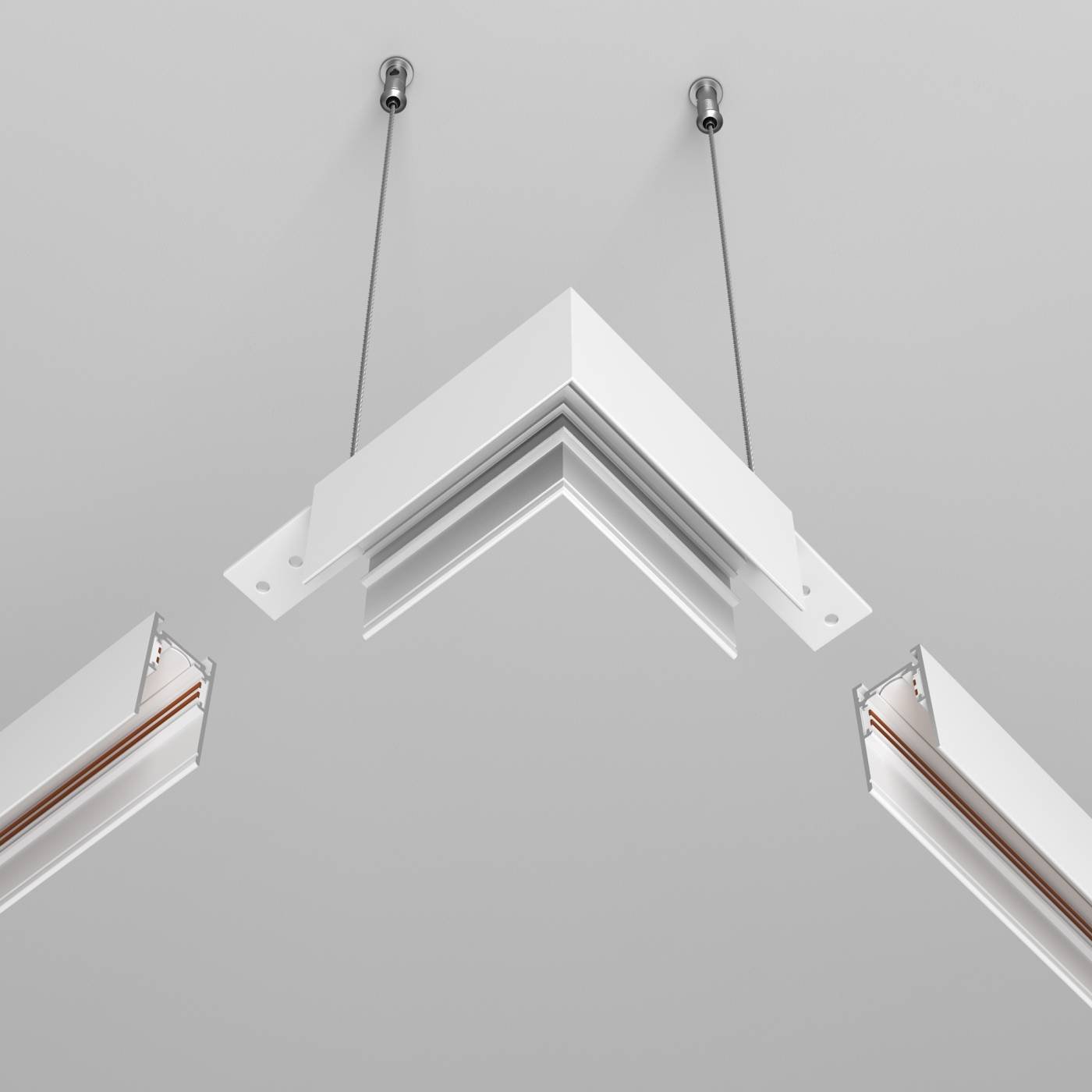 TRA034HCL-41W Коннектор для шинопровода Maytoni Exility TRA034HCL-41W