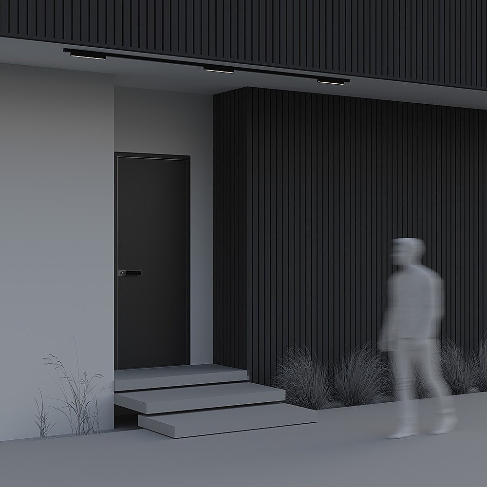 Трековый светильник Maytoni Basis O-TR02-1-S-12WB4K