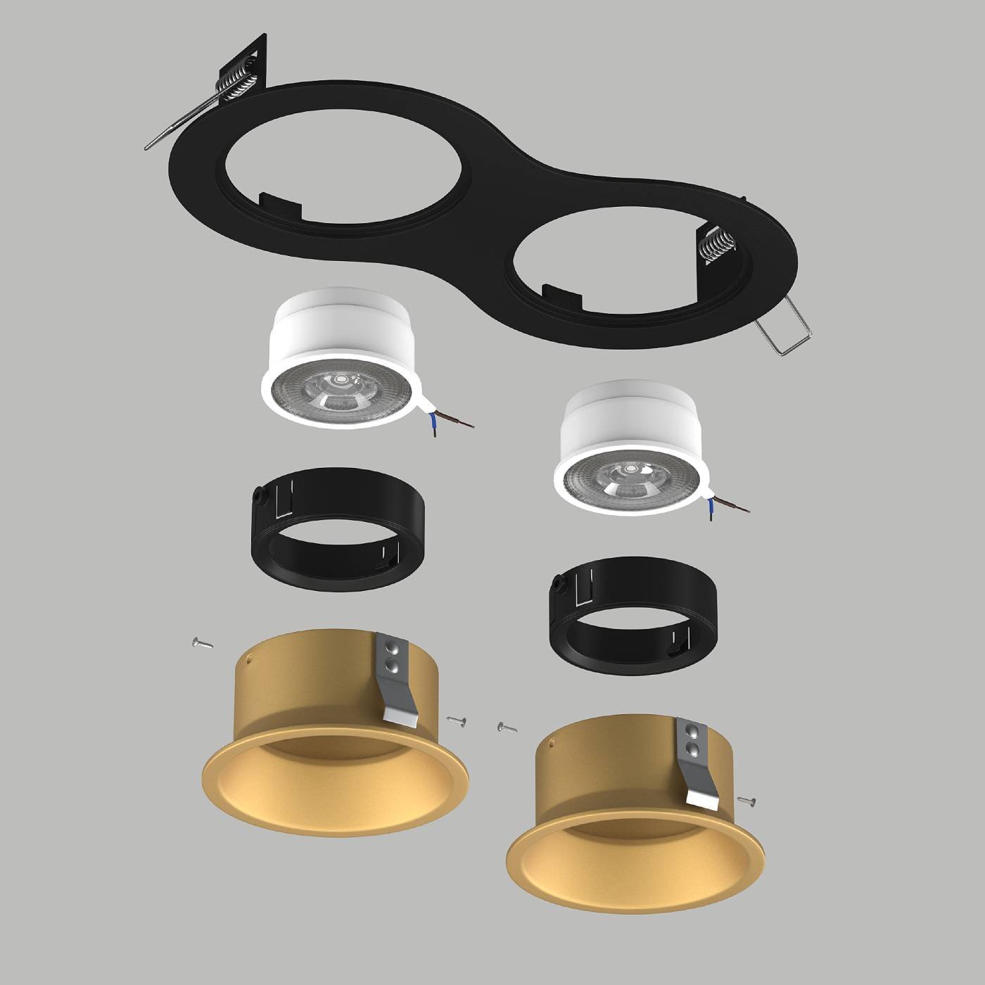 Комплект со светильником Lightstar Domino D6270303BMOD