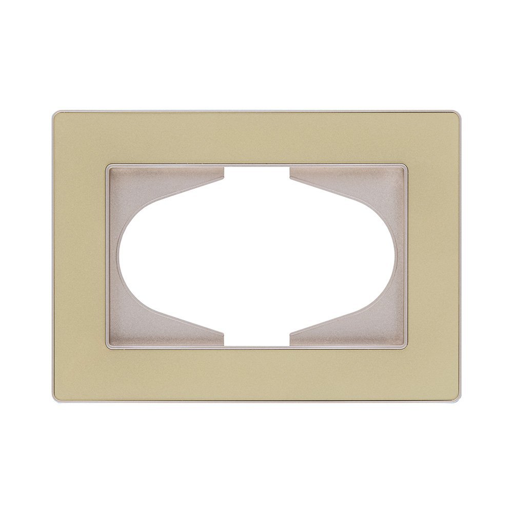 EA120GD Рамка для двойной розетки, золотой Kollinger Eleganz Acryl EA120GD
