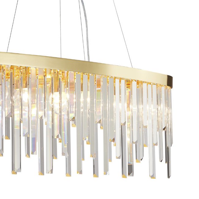 Подвесная люстра Lumien Hall Dzhillian LH0048/6PO-GD-CL