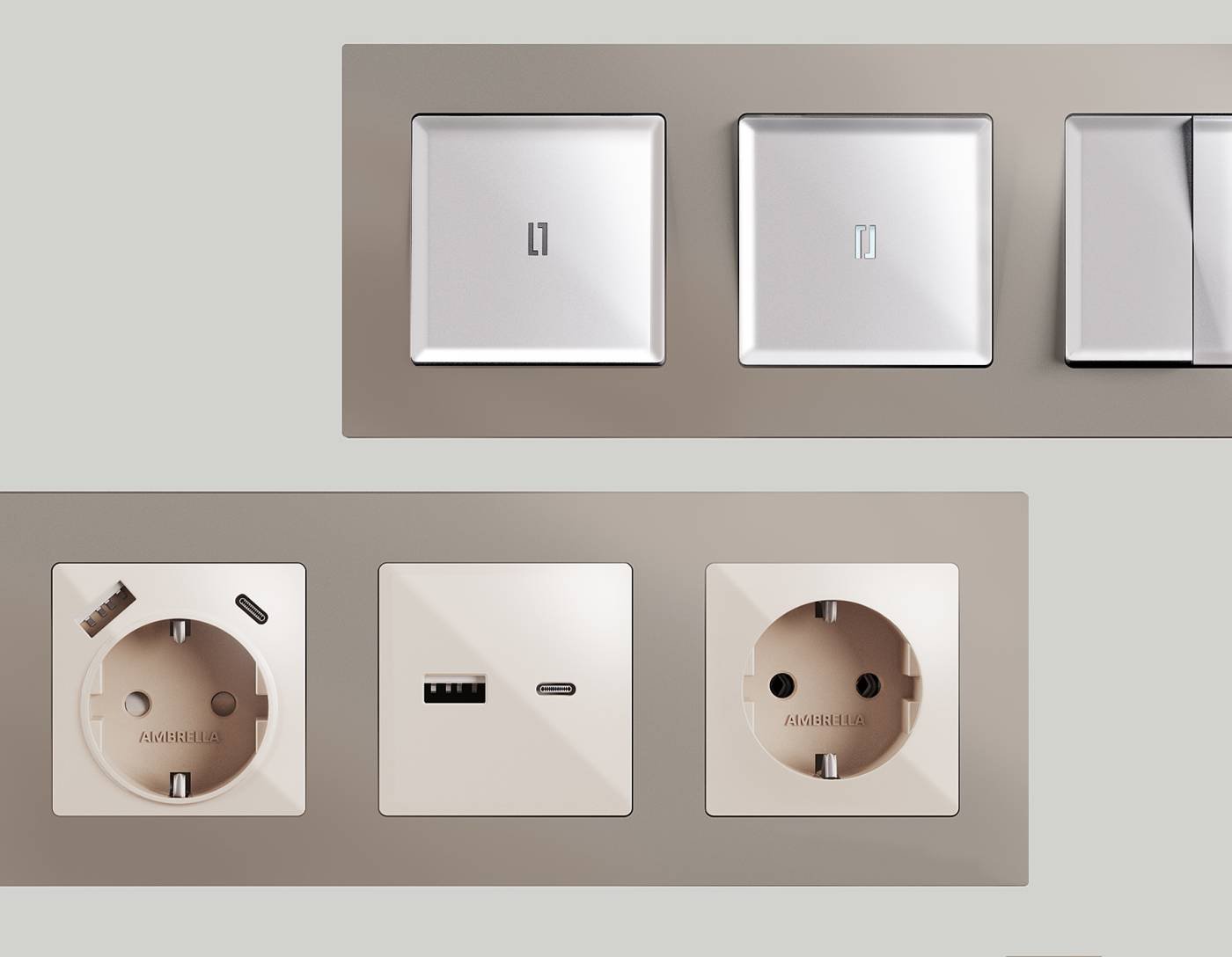 AF220363 Рамка Ambrella Volt Techno AF220363