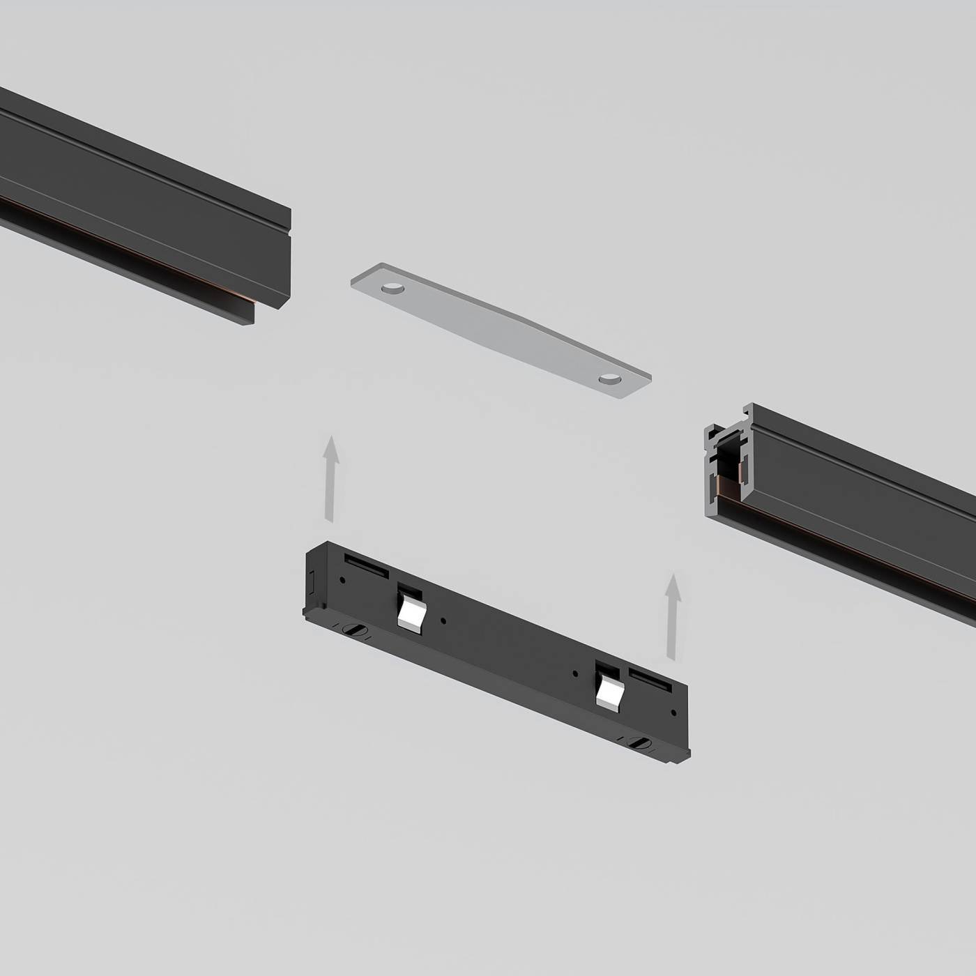 Коннектор для шинопровода Elektrostandard Mini Magnetic Mini Magnetic Прямой коннектор (черный) 95131/00