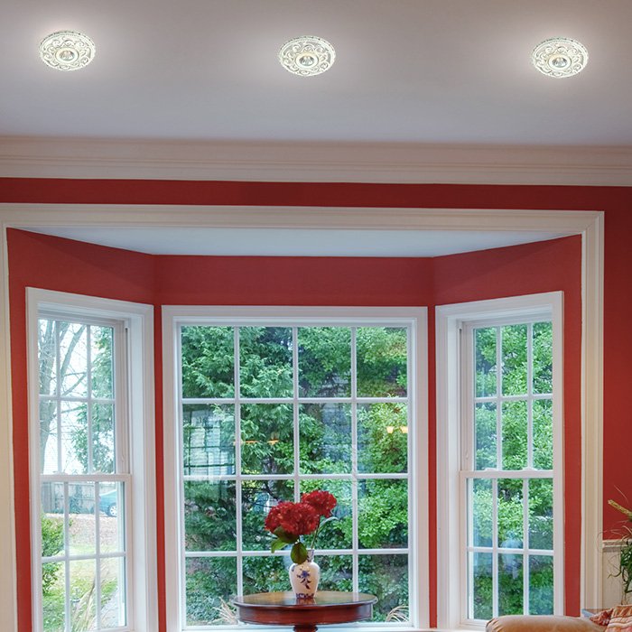 Встраиваемый светильник с узорами Ola 370198 Novotech