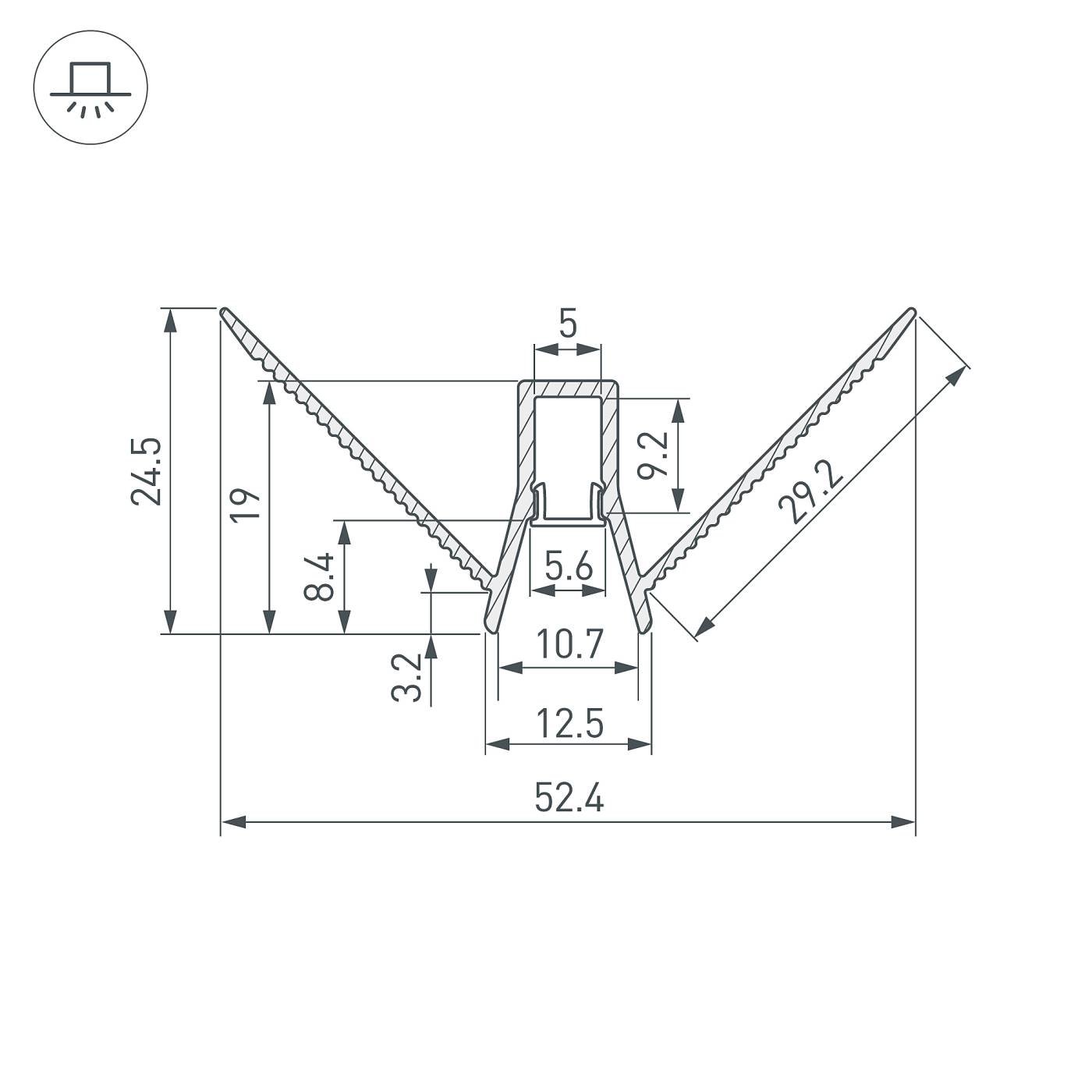 Профиль Arlight Arh-Decore 043163