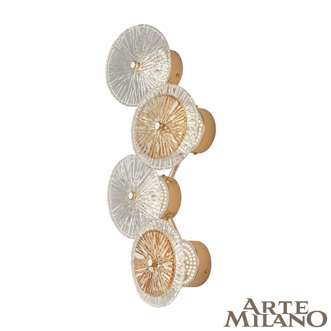 Настенное бра Arte Milano 4.1252B.D250.H500.LED G