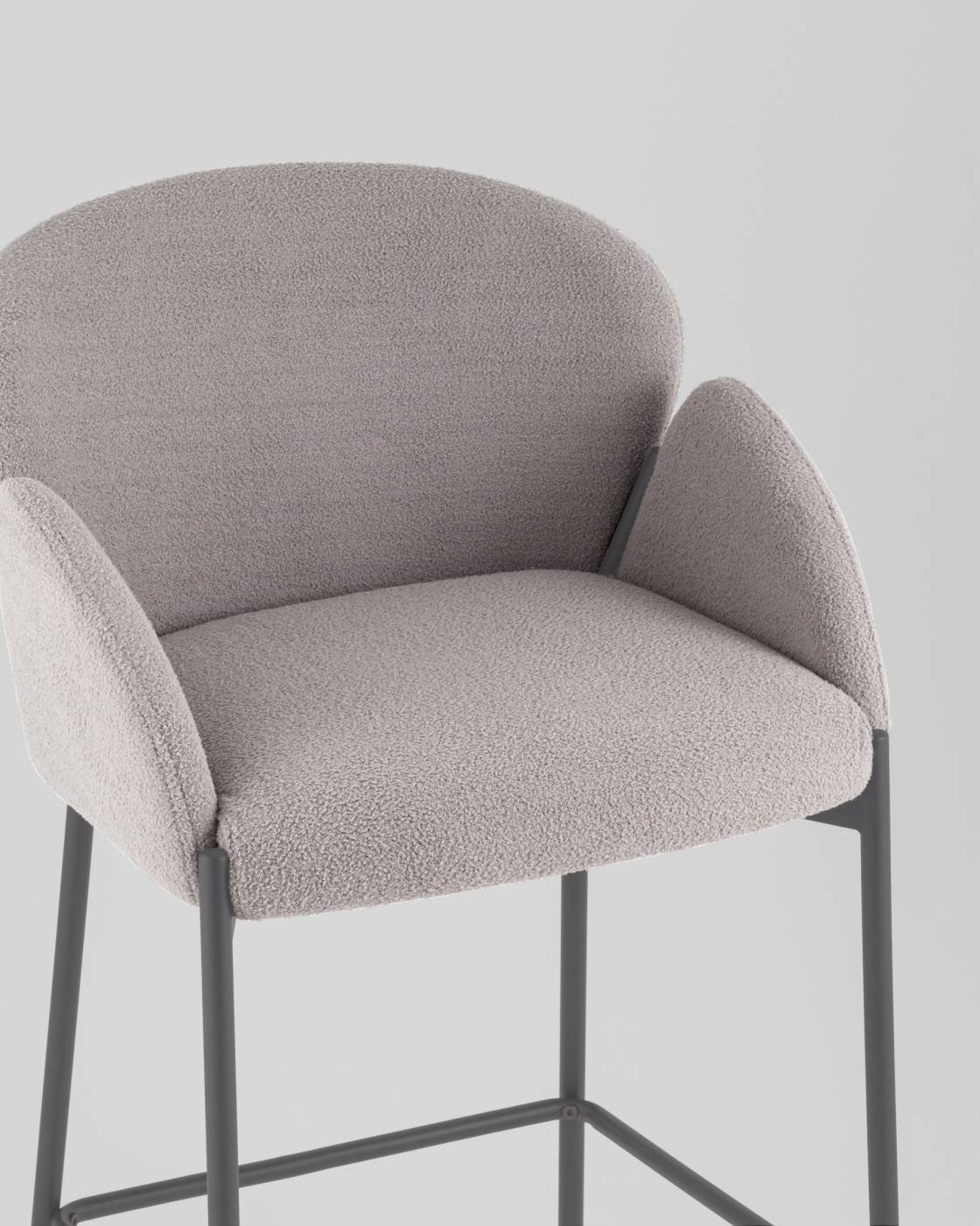 Полубарный стул Stool Group BC-87 3018-15 grey legs DUAL