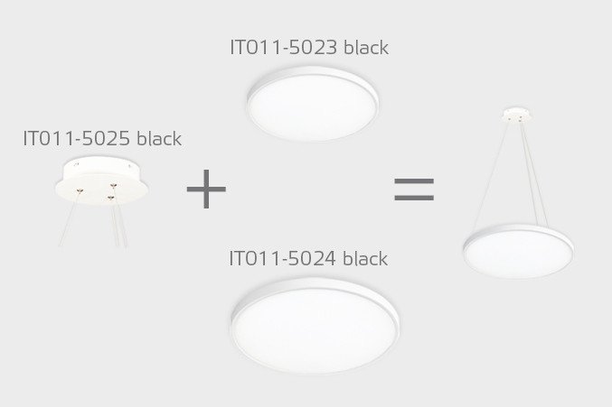 Подвесное крепление только для светильников IT011-5023 и IT011-5024 Italline IT011 IT011-5025 white
